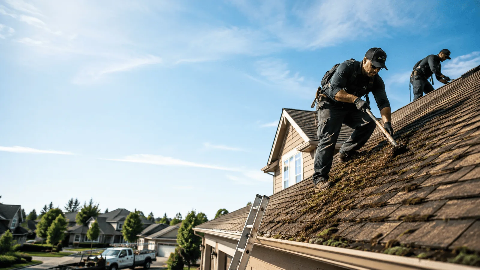 Roof Moss Removal in South Vienna, OH near me